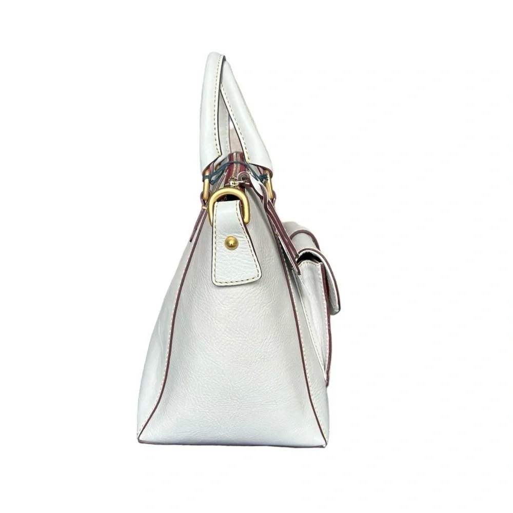 Dooney & Bourke Florentine Leather Naomi Satchel - Picture 8 of 12